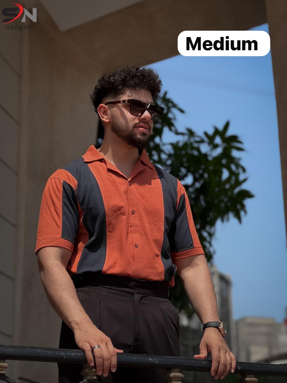 Mix Design  Button Shirt
